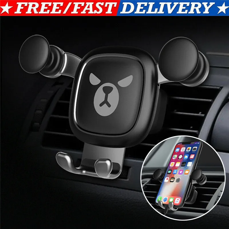 

Universal Portable 360 degree rotation and Anti-fall Car Air Vent Mount Holder Cradle Stand Bracket For Mobile Cell Phone