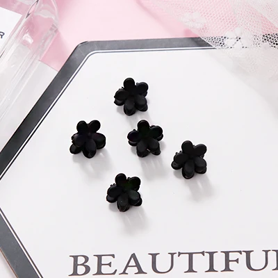5pcs black 5/10 шт./лот для девочек милый маленький сливовых расцветок заколки для волос для детей прекрасные заколки для волос Заколки ободки Дети Мода женские аксессуары для волос - Цвет: 5pcs black