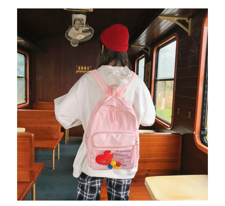Cute Clear Transparent Women Backpacks PVC Stuffed Toys Student Schoolbags Fashion Teenage Girls Bags for School Backpack New_29