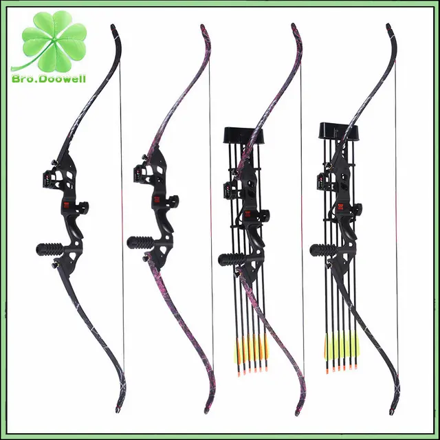 Best price at $192 Cheap 60inch 30-45LBS Camouflage Professionl Takedown Recurve Bow Compound Bows Archery Hunt Target Shooting