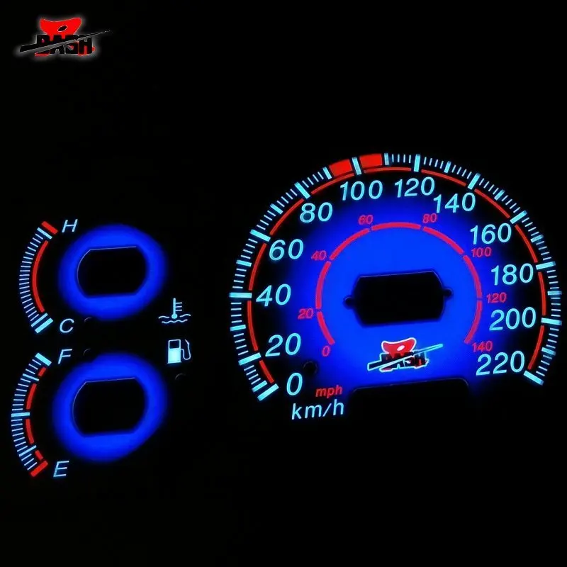Тире сток Клиренс EL светящийся датчик для Mazda Premacy 323 MK8 1998 2003 автоматический обратный градационный эффект синий светильник