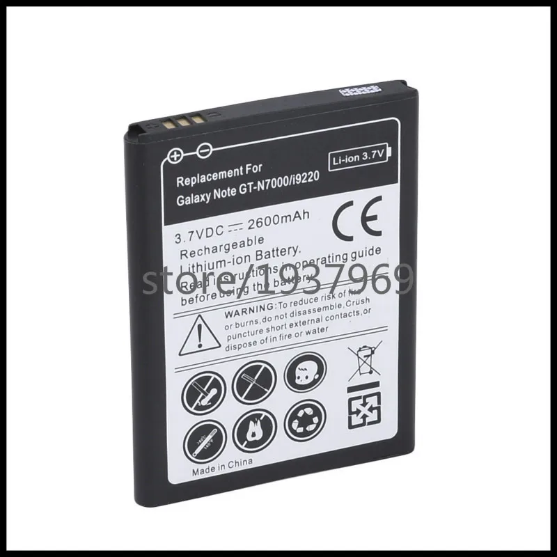 

High Quality replacement for I9220 Battery EB615268VU For GALAXY NOTE N7000 Battery I9220 I9228 I889 I717 battery