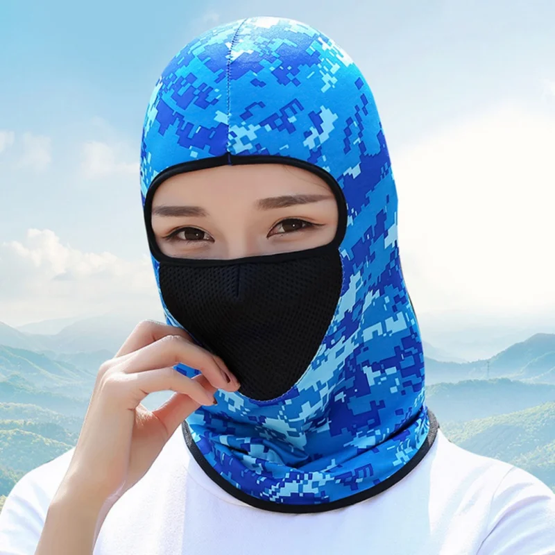 

Outdoor New Balaclava Full Face Mask Ski Neck Protecting Ultra Thin Breathable Windproof Cycling Face Mask