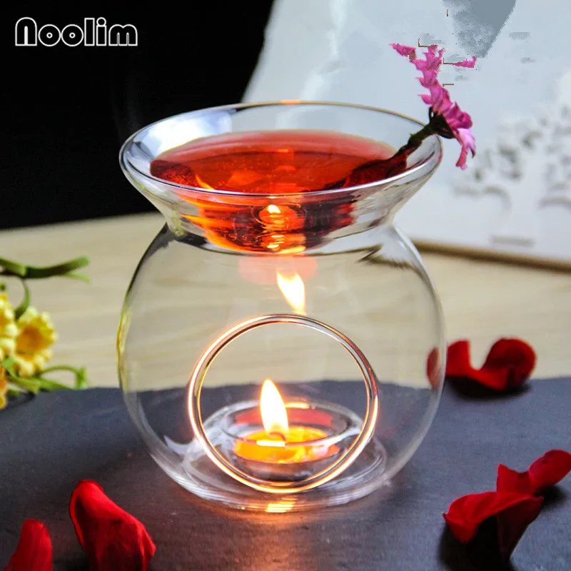 

Heat Resistant Oil Furnace Aroma Burner Candle Holder Candlestick Vase Romantic Crafts Gifts Wedding Decoration