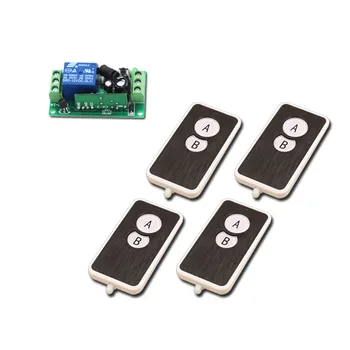 

24V Wireless Remote Control Switch RF Wireless Remote ON/OFF 12V 1CH 10A Relay Remote Switch 315Mhz/433Mhz