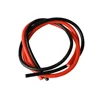 10 AWG Stranded Wire Hook-up Flexible Silicone Electrical Wire Rubber Insulated Tinned Copper 600V 0.5m Black+0.5m Red ► Photo 2/3