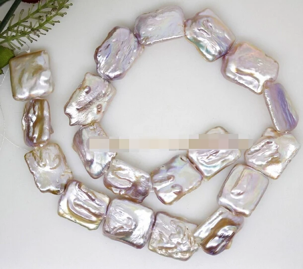 

xiuli 000313 21mm natural lilac baroque keshi pearl stone loose beads for jewelry