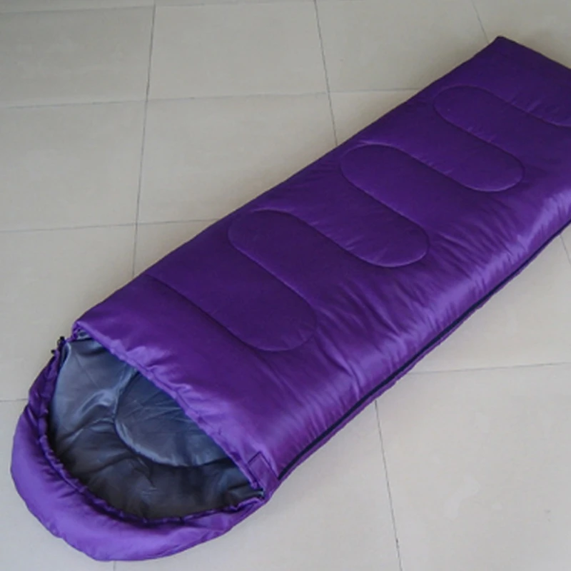 

Outdoor camping adult single camping waterproof suit case envelope sleeping bag New