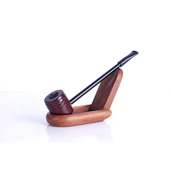 

Redwood Filter Pipe Wood Pipes Smoking Portable Smoking Pipe Herb Tobacco Pipes Gifts Narguile Grinder Smoke Mouthpiece