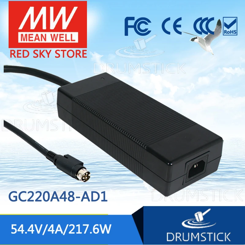 

MEAN WELL GC220A48-AD1 54.4V 4A meanwell GC220 54.4V 217.6W Single Output Battery Charger