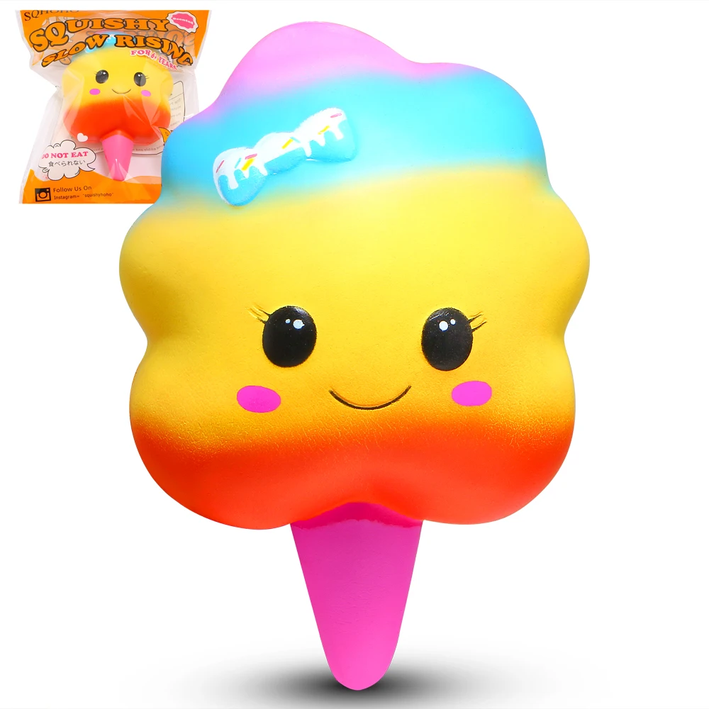 Jumbo Squishy Cotton Candy Marshmallow Squishies Slow Rising Cream