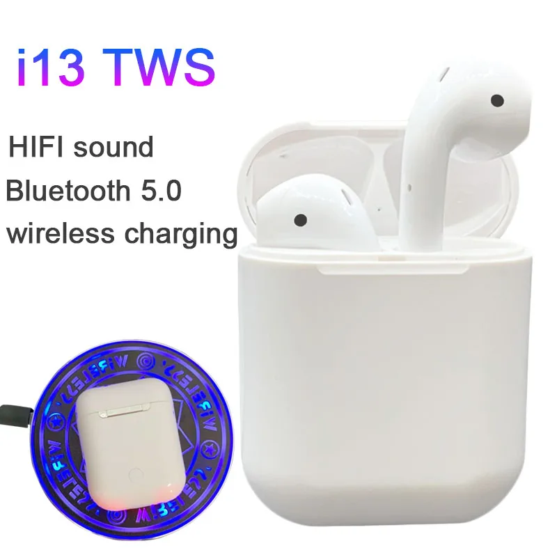 

i13 TWS Bluetooth Earphones Wireless Charging Touch Control Bluetooth 5.0 Headset Earbuds PK i10 i12 TWS For All Smart Phone
