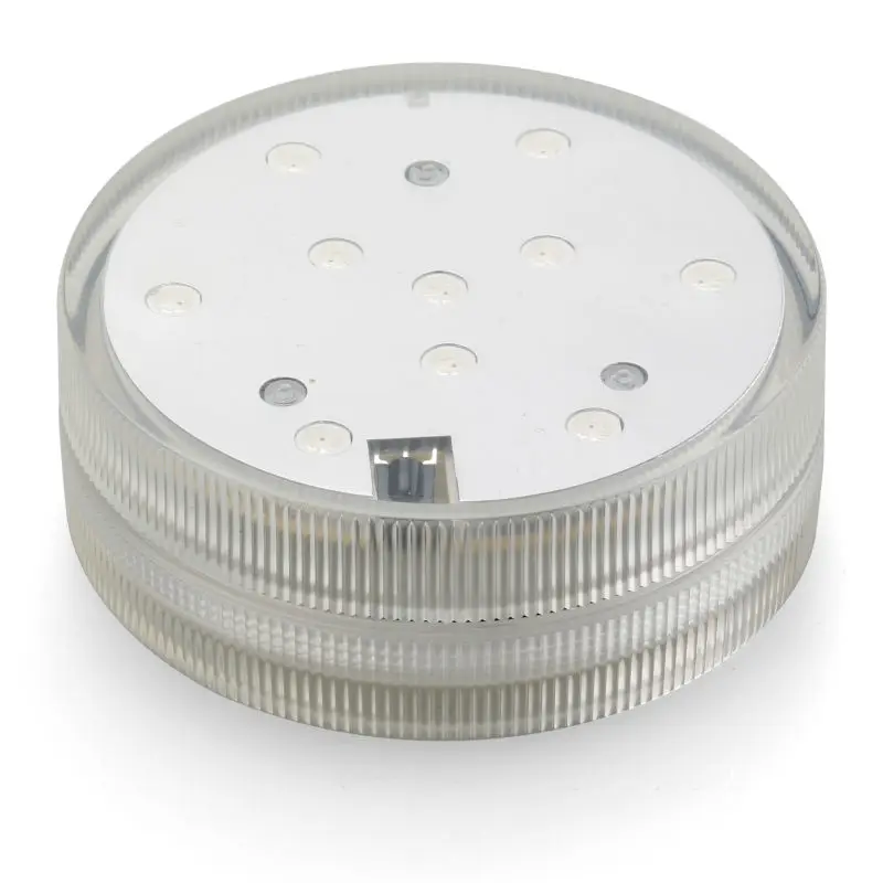 

1pcs/pack 2.8inch Submersible led light,Remote Control 10 Multi Color led bulbs,submersible led floralyte