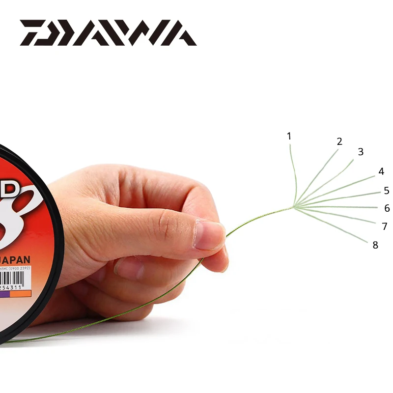 DAIWA J BRAID GRAND рыболовная леска 135 м/150 м 8 нитей плетеная полиэтиленовая рыболовные