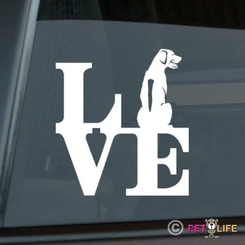 

Love Rhodesian Ridgeback Sticker Die Cut Vinyl - park window decal 15.2x13.75cm