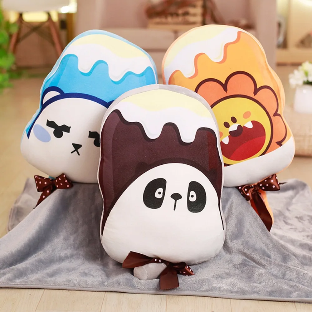 Cartoon Desserts plush pillow ice cream toys for children gift Contain