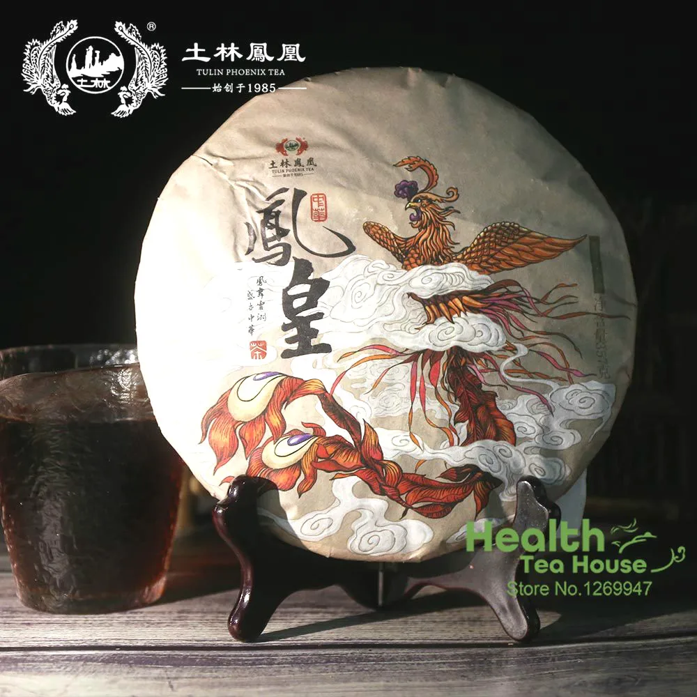 

TuLin Phoenix 2018 Shu Pu-erh Tea "China Feng Huang" Ripe Pu-erh Tea 357g