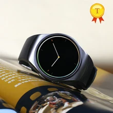 Полный Круглый экран Bluetooth Смарт-часы Поддержка SIM 16 gbTF карта монитор сердечного ритма Smartwatch телефон часы для ios телефоны android