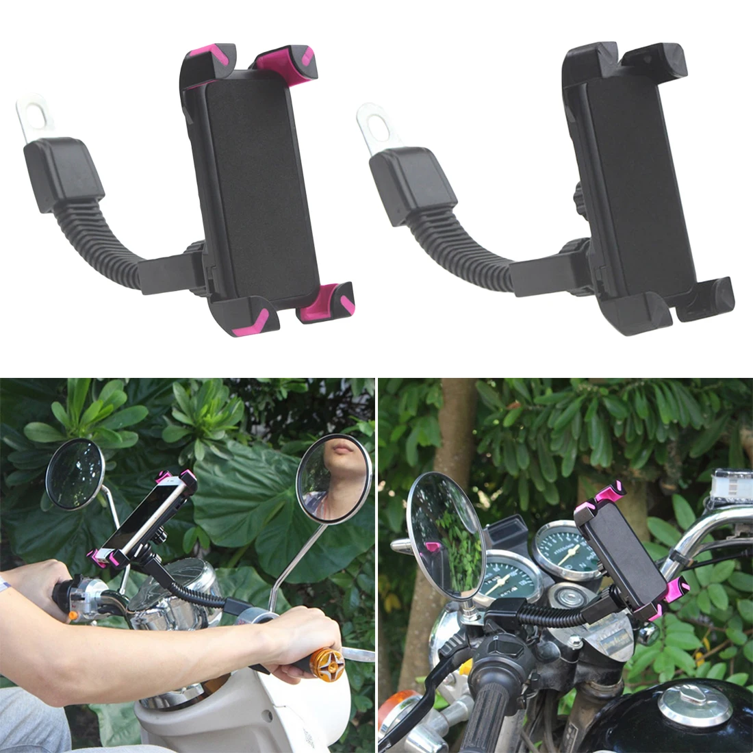  Universal Bike Motorrad Telefon Halter Fahrrad MTB Telefon Stehen GPS Navigation Halterung Bike Zub