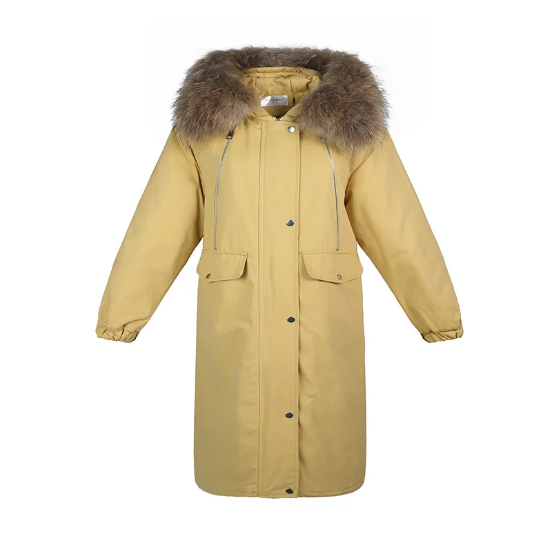 Capuchon 865 Pantalon Épaissie Le blanc Genou Femmes Rembourré Vêtements Noir Pour gris À Coton Mode Vers Bas Longueur jaune Veste qxSFfEC