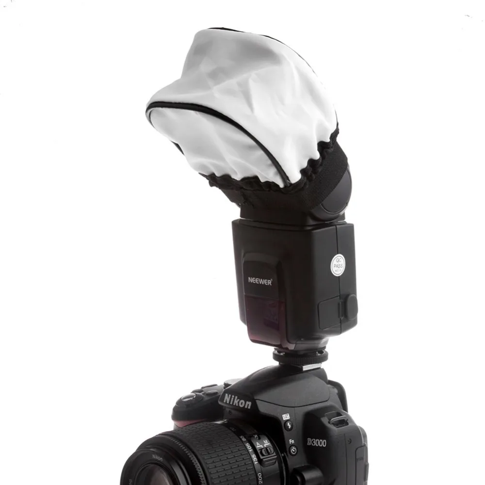 Difusor Softbox Speedlite flash rebote para Nikon SB-900 Nikon SB-910 pistola Flash