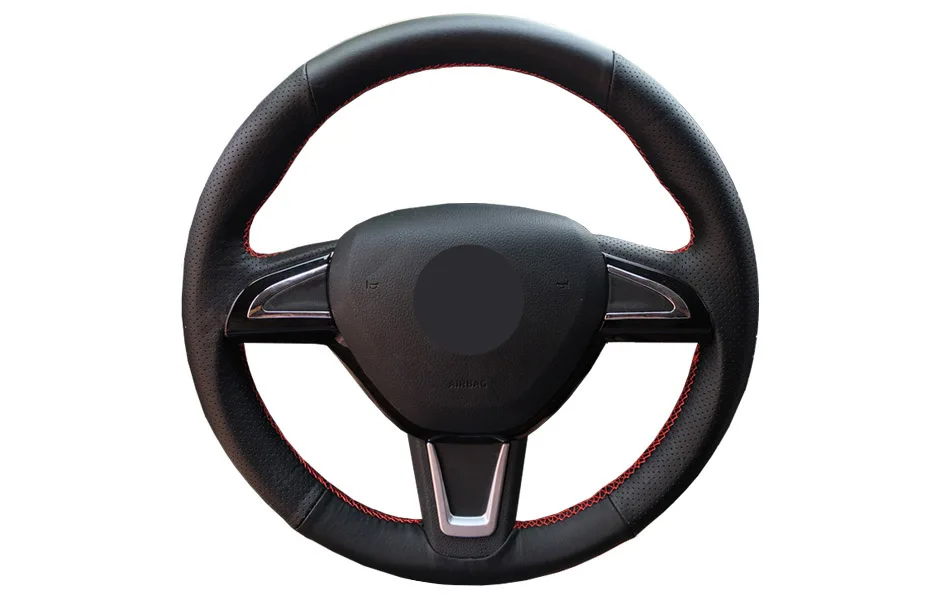 Оплетка рулевого колеса для Skoda Yeti Rapid /Чехлы рулевого колеса автомобиля Защита салона автомобиля