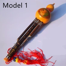 Cucurbit Flute Hulusi Natural Gourd Flauta Hulusi C/ bB Key Detachable Gourd Flute Musical Instruments Professional Flute hulusi