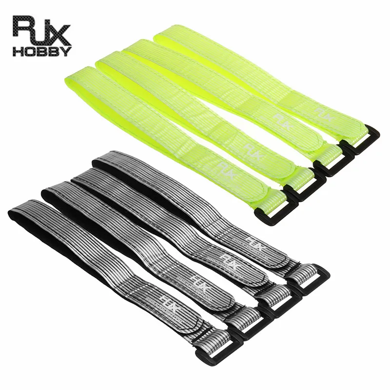 

Best Deal 4pcs RJX 20mm Fiber High Strength Battery Straps 350-400mm for DIY RC Multirotor FPV Quadcopter RC Model Accs Lipo AA