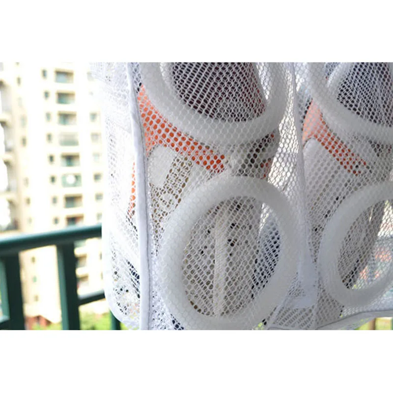 1Pcs Shoes Washing Hanging Bag Dry Sneaker Mesh Laundry Bags Home Using Clothes Washing Protect Net Wash Bag