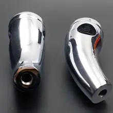 " хром 1" Руль откатный стояк для Harley Honda Kawasaki Suzuki Custom XL