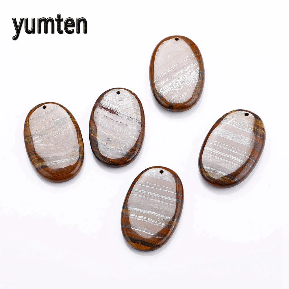 Yumten Tiger Eye смелость кулон натуральные ювелирные изделия Женское Ожерелье для