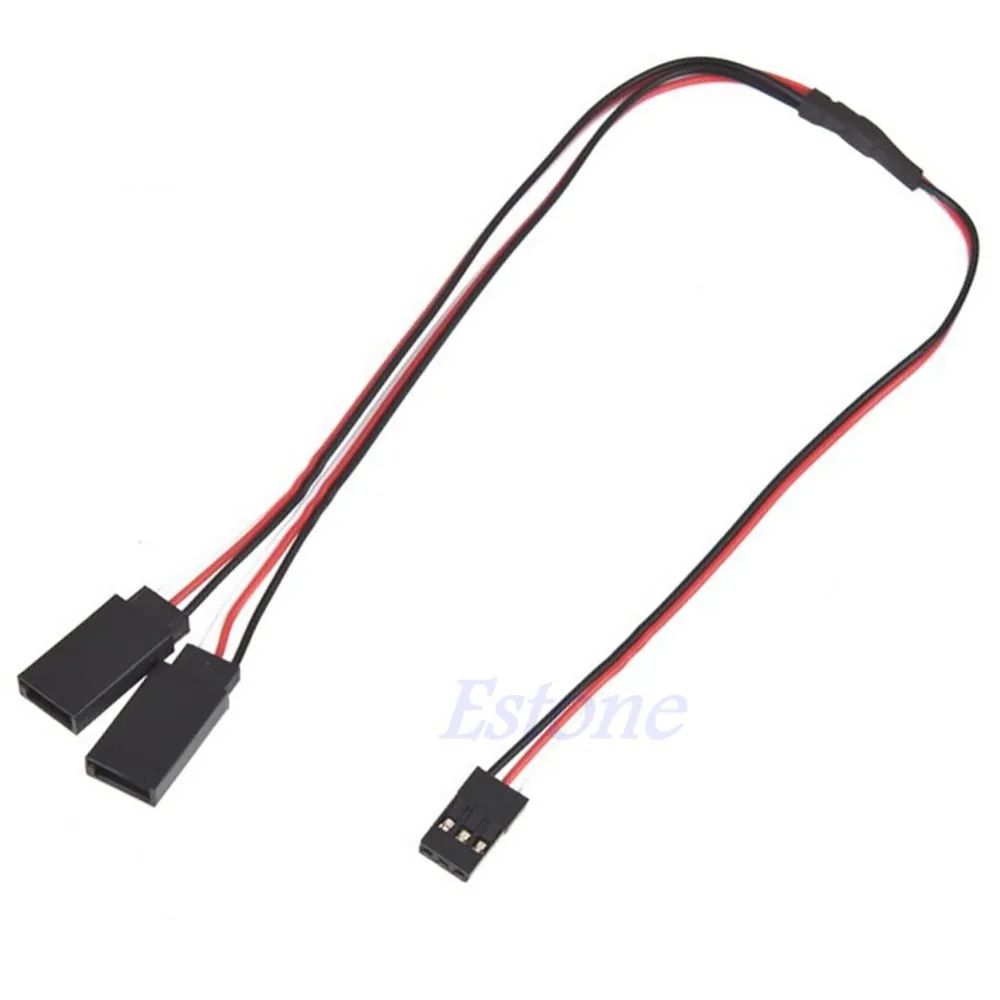 

2018 1Pcs 300mm 30cm Servo Y Extension Lead Wire Cable f RC Futaba JR Servo Part JUL27_32