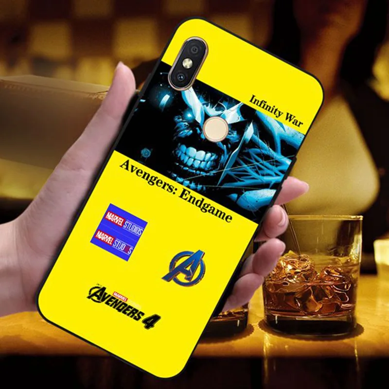 

Mutouniao Avengers 8 Silicon Soft TPU Case Cover For Xiaomi Mi Note Mix 2 3 5S 5X 6 6X 8 9 SE A1 A2 Pocophone F1 Plus Lite