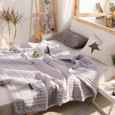 Новинка, однотонное, мягкое, удобное одеяло, s кровать, Стёганое одеяло, моющееся, Стёганое одеяло, постельные принадлежности для взрослых, цветное одеяло, летнее одеяло s - Цвет: 5