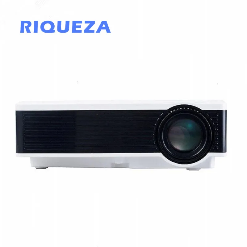 

RIQUEZA X1600 Mini Portable LCD Projector Smart 3D Projector HDMI Home Theater Beamer Multimedia Projector 800 x 480