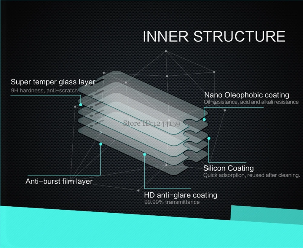 Для iphone 8/8 Plus закаленное Стекло Nillkin Amazing H+ Экран с защитой от падений 2.5D Защитная пленка для iphone 7 plus