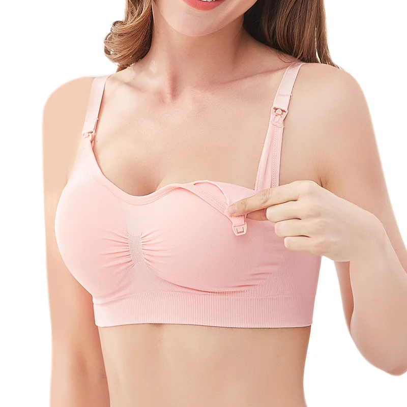 Maternity Bras Wirefree Nursing Bra Panties Set Pregnancy Clothes Prevent Sagging Breastfeeding Women's Breathable lactancia Bra