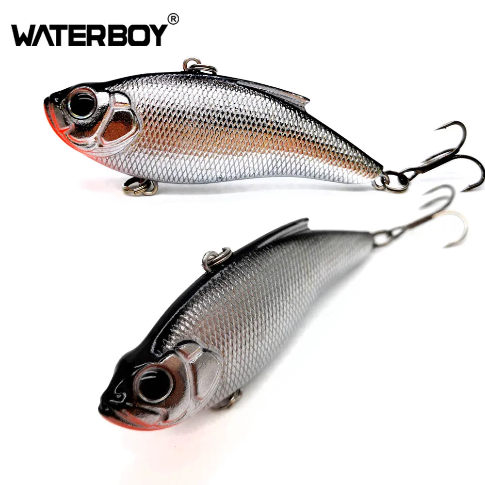 WATERBOY 7.5cm16.5g VIB приманка жесткая искусственная Рыбалка Vibe Lipless новая пластиковая Вибрация жесткая шумная погремушка Тонущая вибрационная приманка - Цвет: Color 2