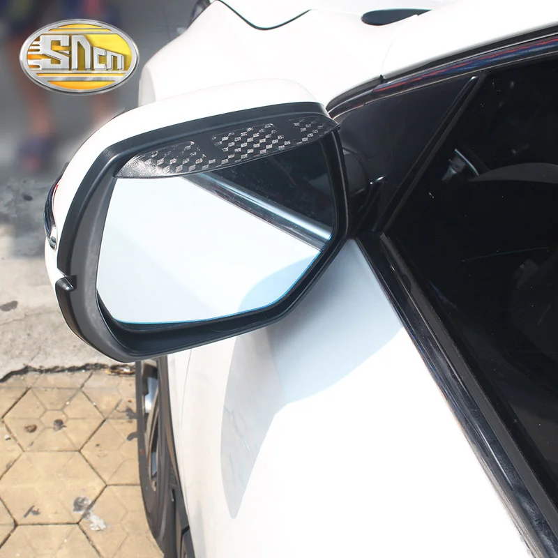 

2PCS For Mitsubishi ASX RVR 2013 - 2018 Car Rearview Mirror Eyebrow Cover Stickers Rain-proof Decoration Accessories Car-styling