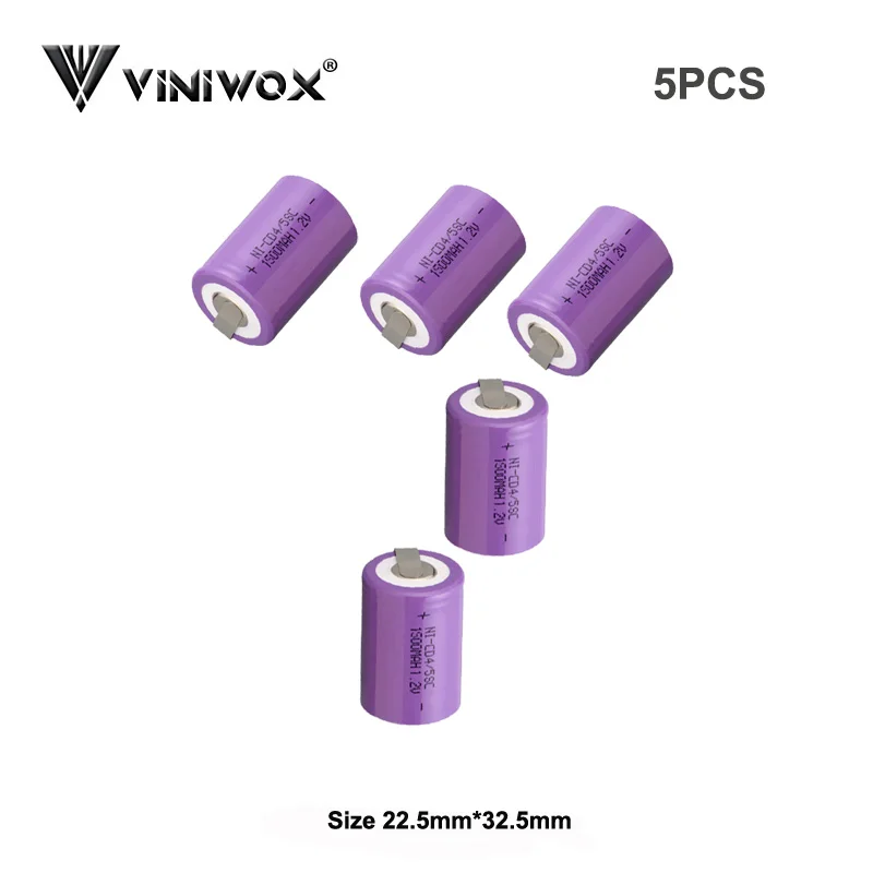 4/5SC 1500mAh 1,2 V аккумуляторные батареи Ni-CD для электрический фонарик вентилятор Электроинструмент никель кадмиевая батарея сотовые все инструменты аккумулятор