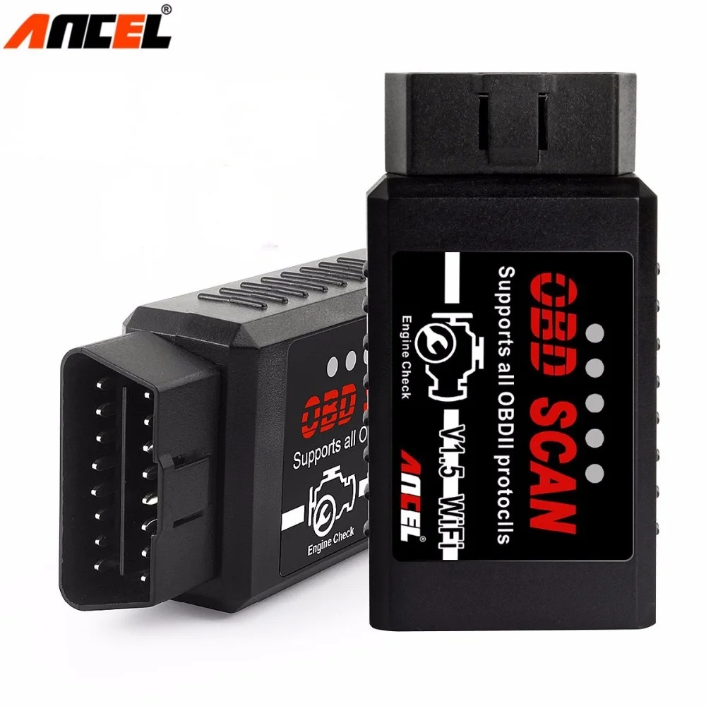 Ancel ELM327 V1.5 WiFi OBD2 Scanner OBD 2 Diagnostic Tool Car