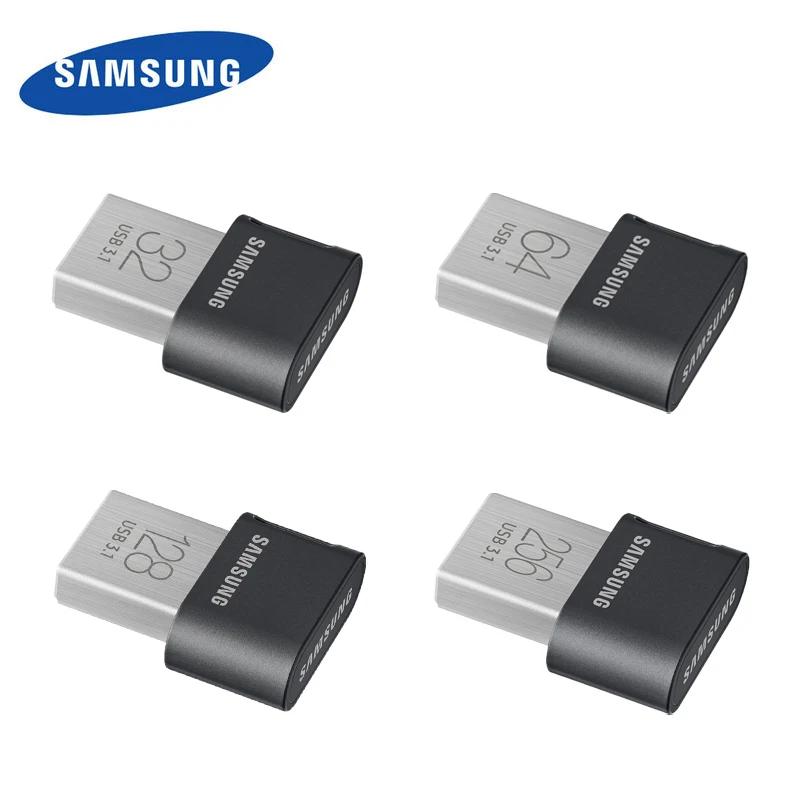 SAMSUNG USB3.1 флеш-накопитель FIT Plus Pendrive 128 ГБ 32 ГБ 64 Гб 256 Гб карта памяти, Флеш накопитель, крошечный Usb Memoria Disk