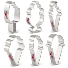 KENIAO мороженое/фруктовое мороженое/мороженое резак для печенья для лета-бисквит и помадка резак-нержавеющая сталь