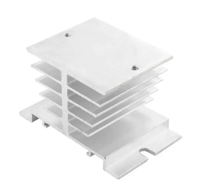 1pc Single Phase Solid State Relay SSR Aluminum Heat Sink Dissipation