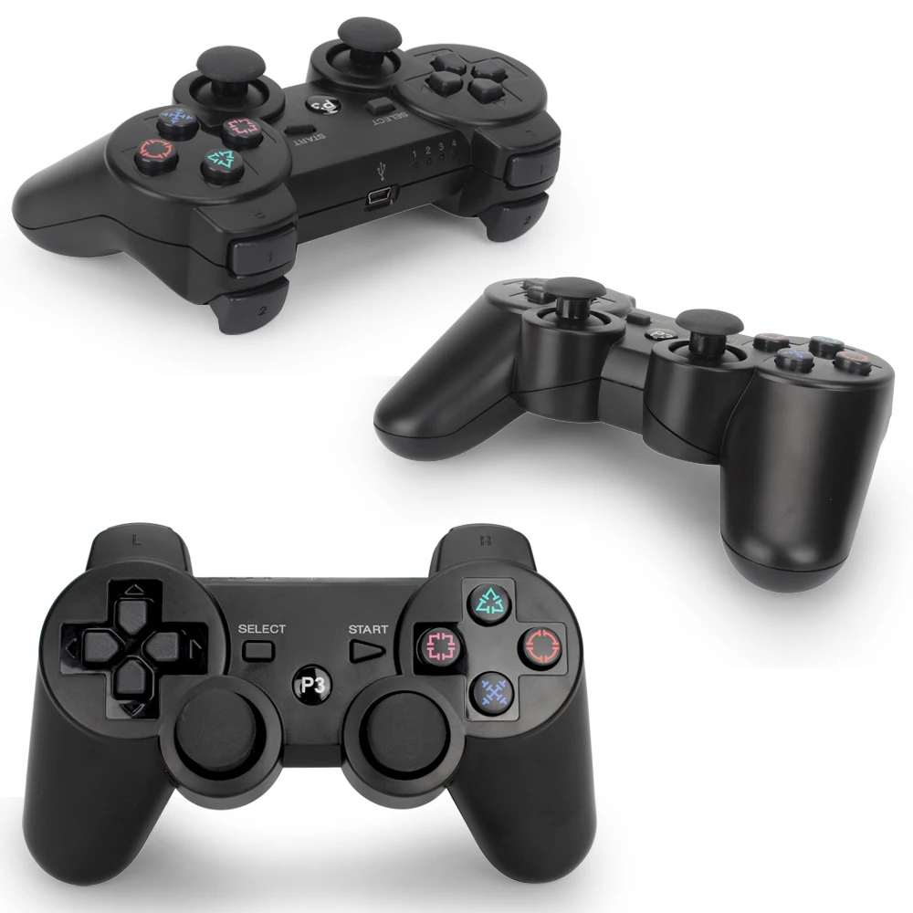 Беспроводные Bluetooth геймпады для PS3 контроллер Playstation 3 двойной-shock игровой джойстик play stationmanette ps3-Game ручка