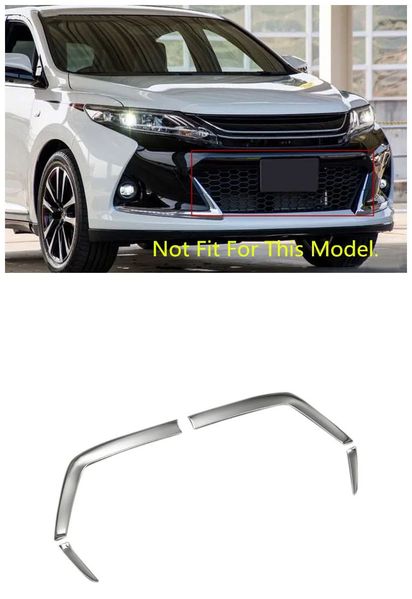 

Front Bumper Bottom Cover Moulding Protector Strip Trim For Toyota Harrier XU60 2013-2016