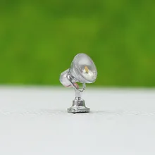 Lym20 5 pçs modelo ferroviário lâmpada de inundação holofotes lâmpada anão ho oo tt escala leds novo edifício em miniatura