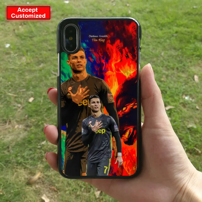 

Cristiano Ronaldo Patterned Cover Case for Apple iPhone 10 X XS Max XR 5 5S SE 6 6S 7 8 Plus