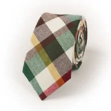 Бренд mantieqingway, клетчатые мужские деловые галстуки, галстуки, хлопковые галстуки для мужчин 6,5 см, обтягивающие Галстуки для женщин, Gravata, свадебные подарки