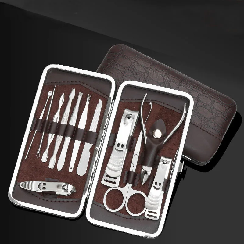 The New Stainless Steel Nail Clippers 12 Pieces Set Manicure Tools Nail Scissors Nail Clippers Nail Clippers Sets Free Shipping The New Stainless Steel Nail Clippers 12 Pieces Set Manicure Tools Nail Scissors Nail Clippers Nail Clippers Sets Free Shipping